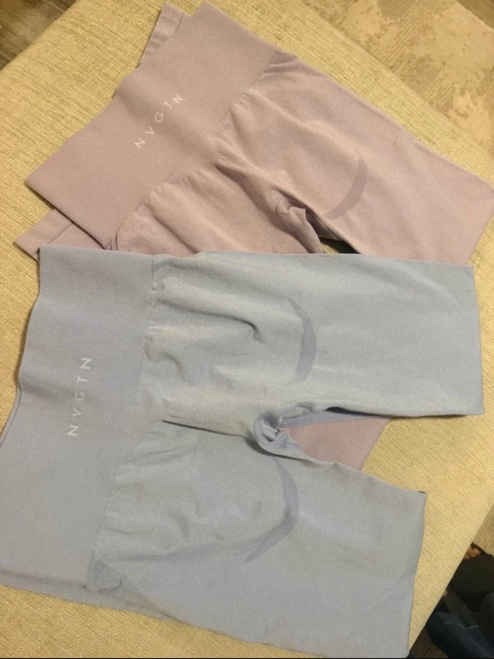 NVGTN Seamless Pants - Lavender and Light Blue